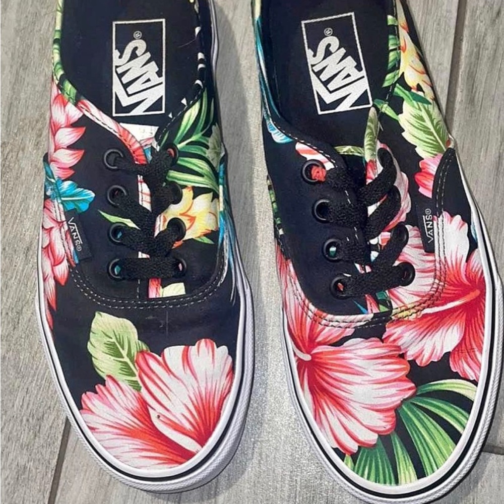 Multicolored Vans shoes, Vans